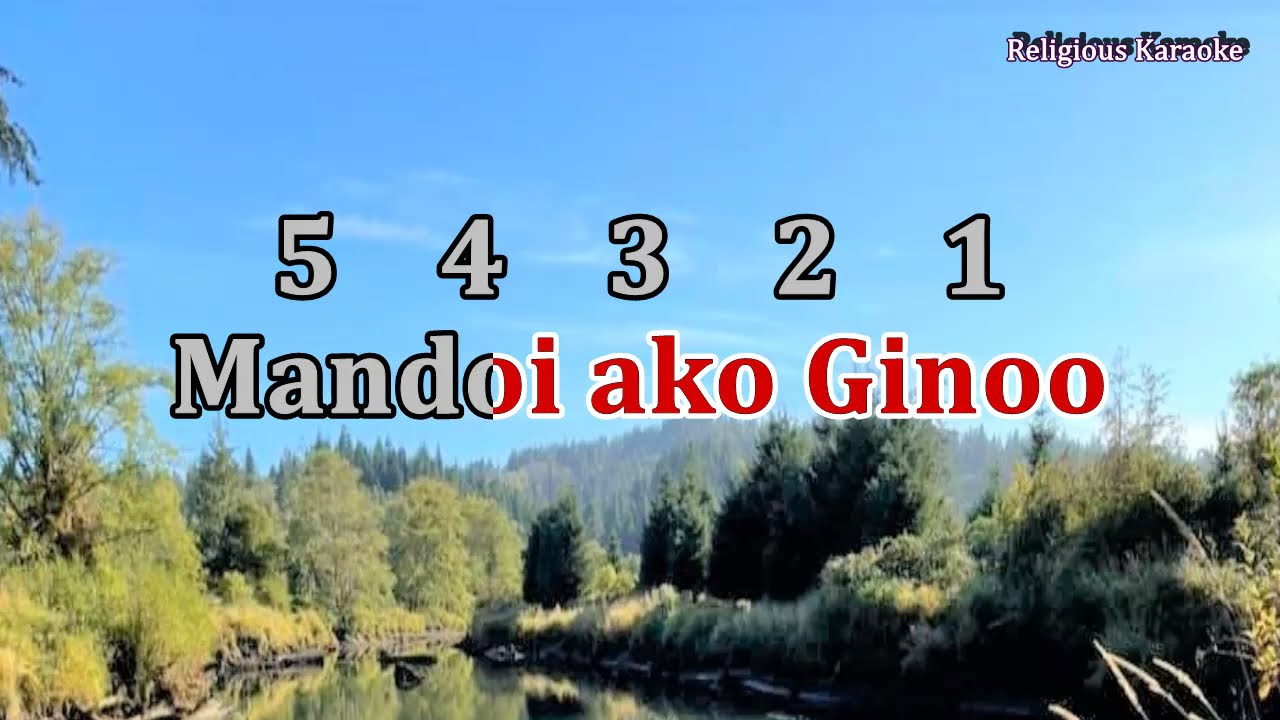 Mandoi Ako Ginoo - Key of A