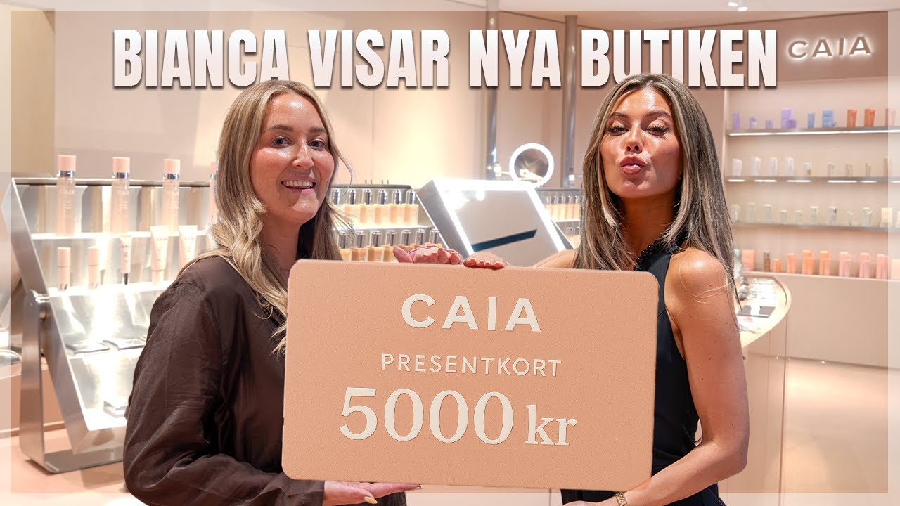 I BADRUMSSKÅPET HOS CAIA!! Vinn presentkort 5000:- 🥹😍