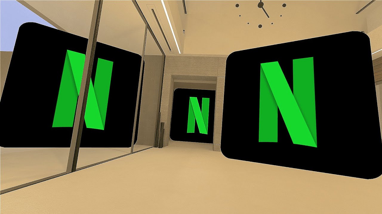 VICIOUS CHASE of GREEN Netflix in Modern House l GMOD NEXTBOTS