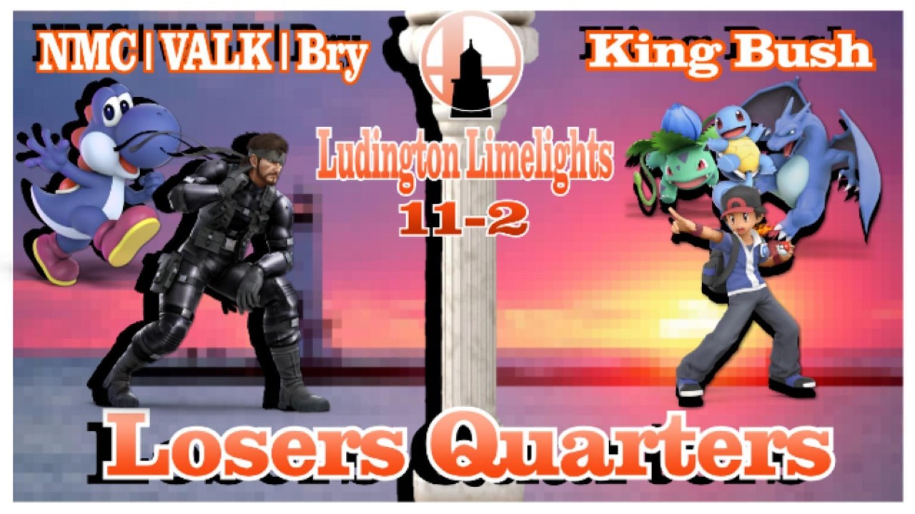 Bry (Yoshi/Snake) vs King Bush (Pokemon Trainer) Losers Quarters (Best of 5)