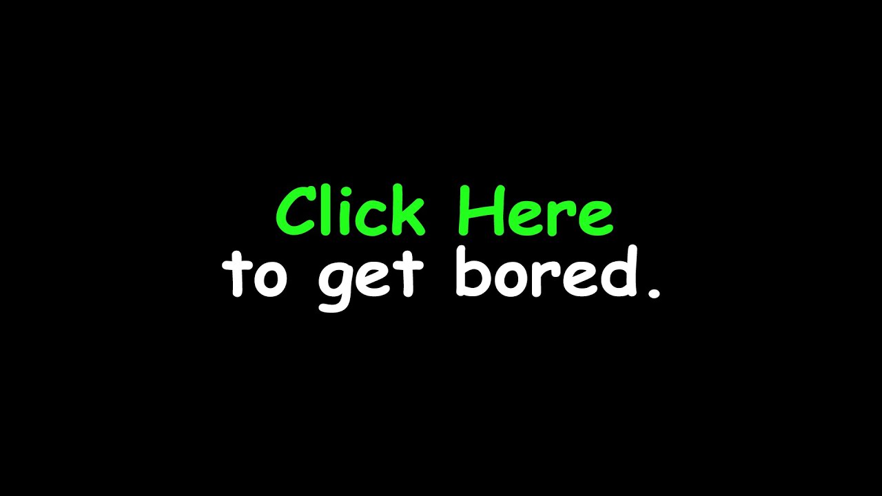 I Make Boring Videos