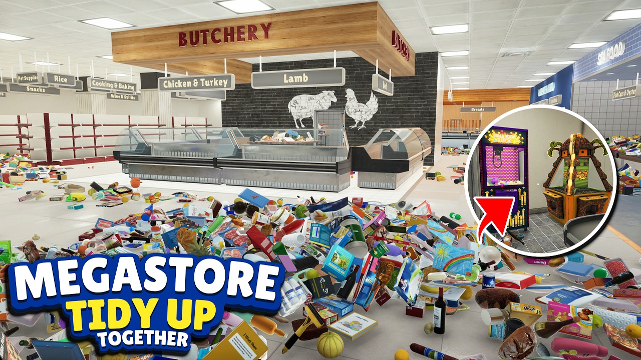 Первый взгляд на новую игру Megastore Tidy Up.... | Megastore: Tidy Up Together