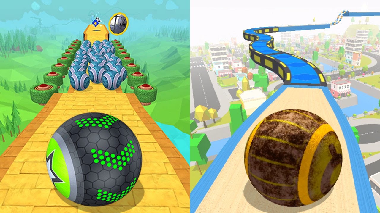 🏳️‍🌈 Going Balls VS Action Balls, Super Rolling Balls, Temple Rolling Ball,GyroSphere Trails Balls