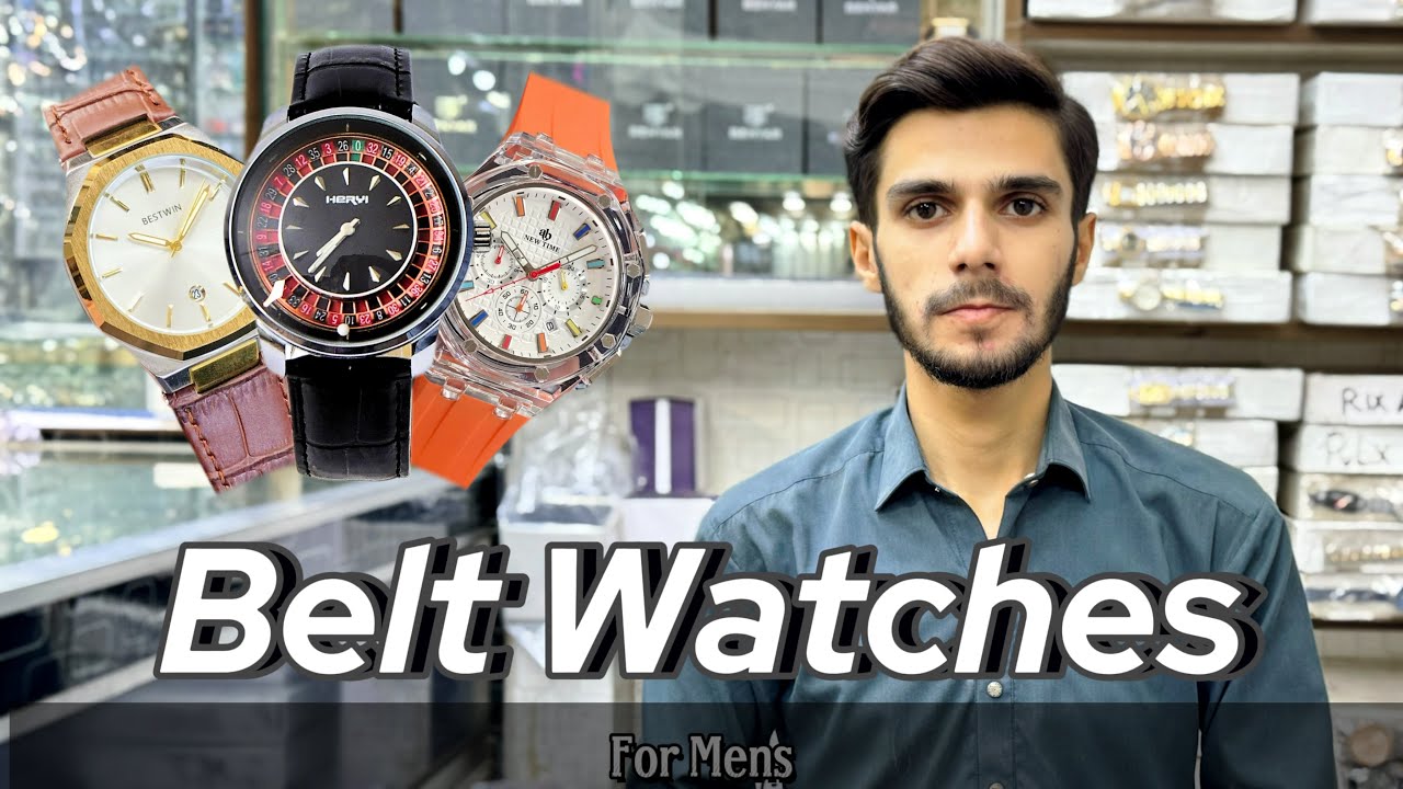 New Belt Watches | Leather and Silicone Both Strap | High Quality | Best Prices | President Watch