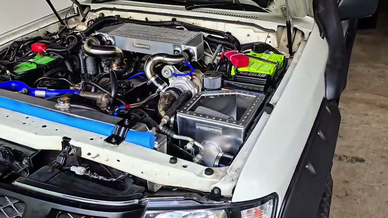 NISSAN PATROL TD42T TURBO UPGRADE GARRETT | CUSTOM AIR BOX