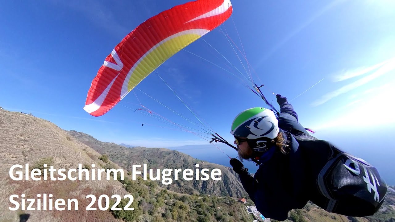 Paragliding Sicily with flight from Etna