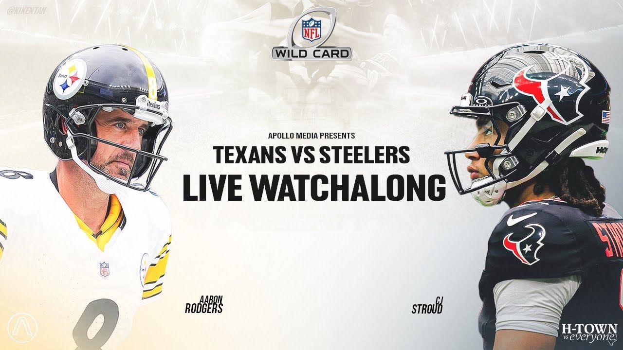 TEXANS vs STEELERS WATCHALONG - NFL Playoffs Wild Card Monday Night Football