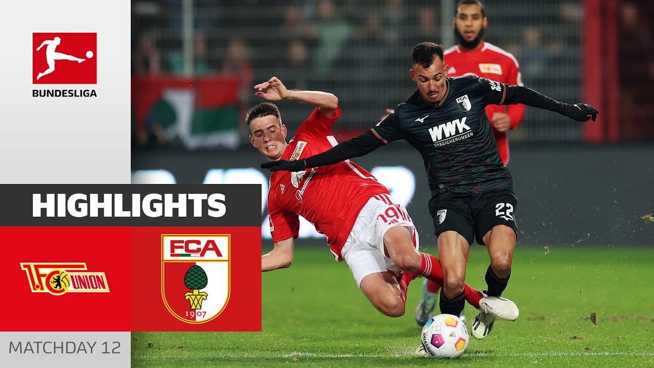 Union Berlin - FC Augsburg 1-1 | Highlights | Matchday 12 &ndash; Bundesliga 2023/24