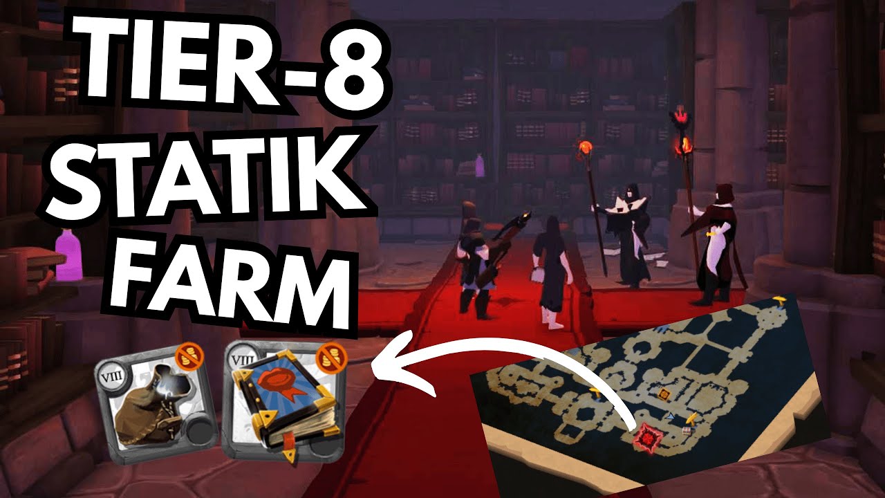 Albion Online - Clanla T8 Statik Keyfi  (15m Fame + Silver)