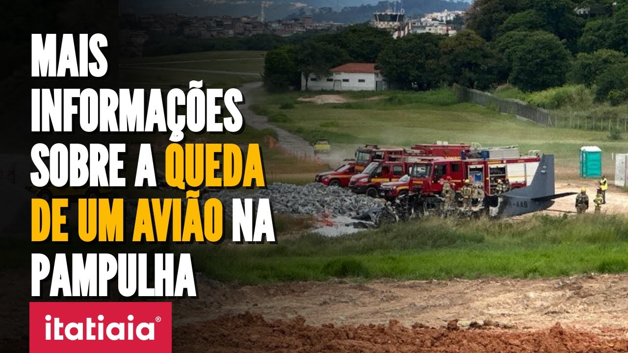 BOMBEIROS DETALHAM A QUEDA DE AERONAVE DA PF NO AEROPORTO DA PAMPULHA