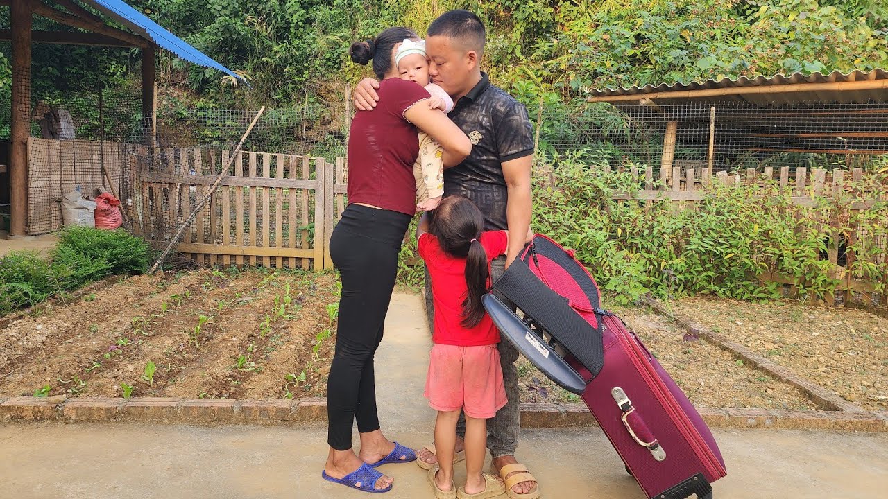 the day the husband returned and the emotion of meeting the newborn baby