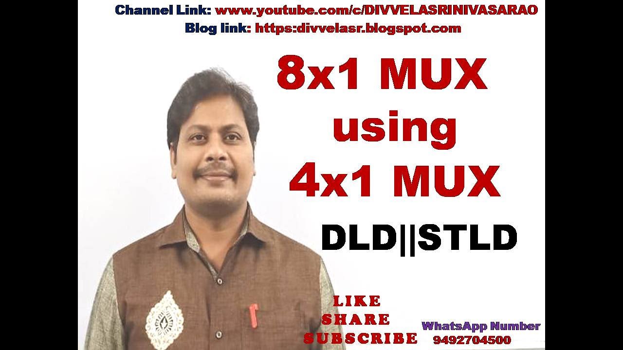8X1 MUX using 4X1 MUX || 8x1 multiplexer using 4x1 multiplexer || 8 to 1 MUX using 4 to 1 MUX || DLD