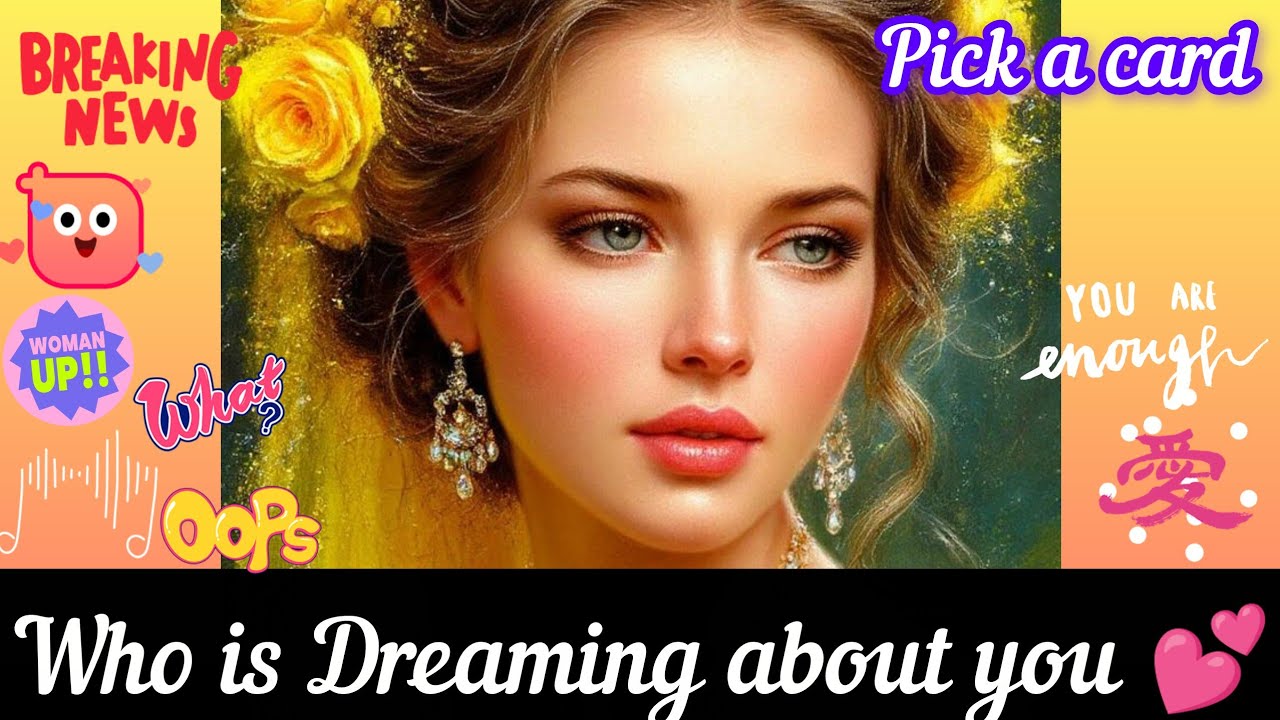 ❤️💫🌹 Who is DREAMING about you 💕 Feelings Thoughts 💖👑🧿🔮Tarot#tarot#feelings 