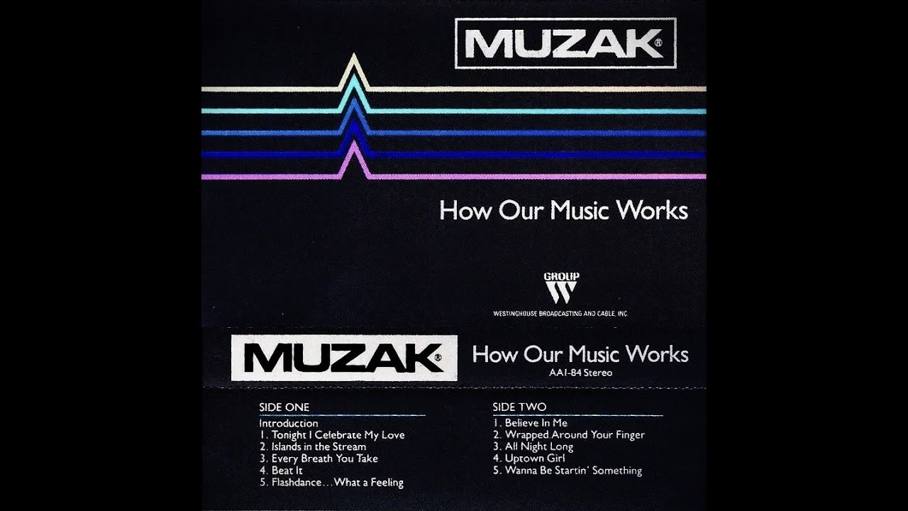 1984 MUZAK DEMONSTRATION CASSETTE #muzak #elevatormusic