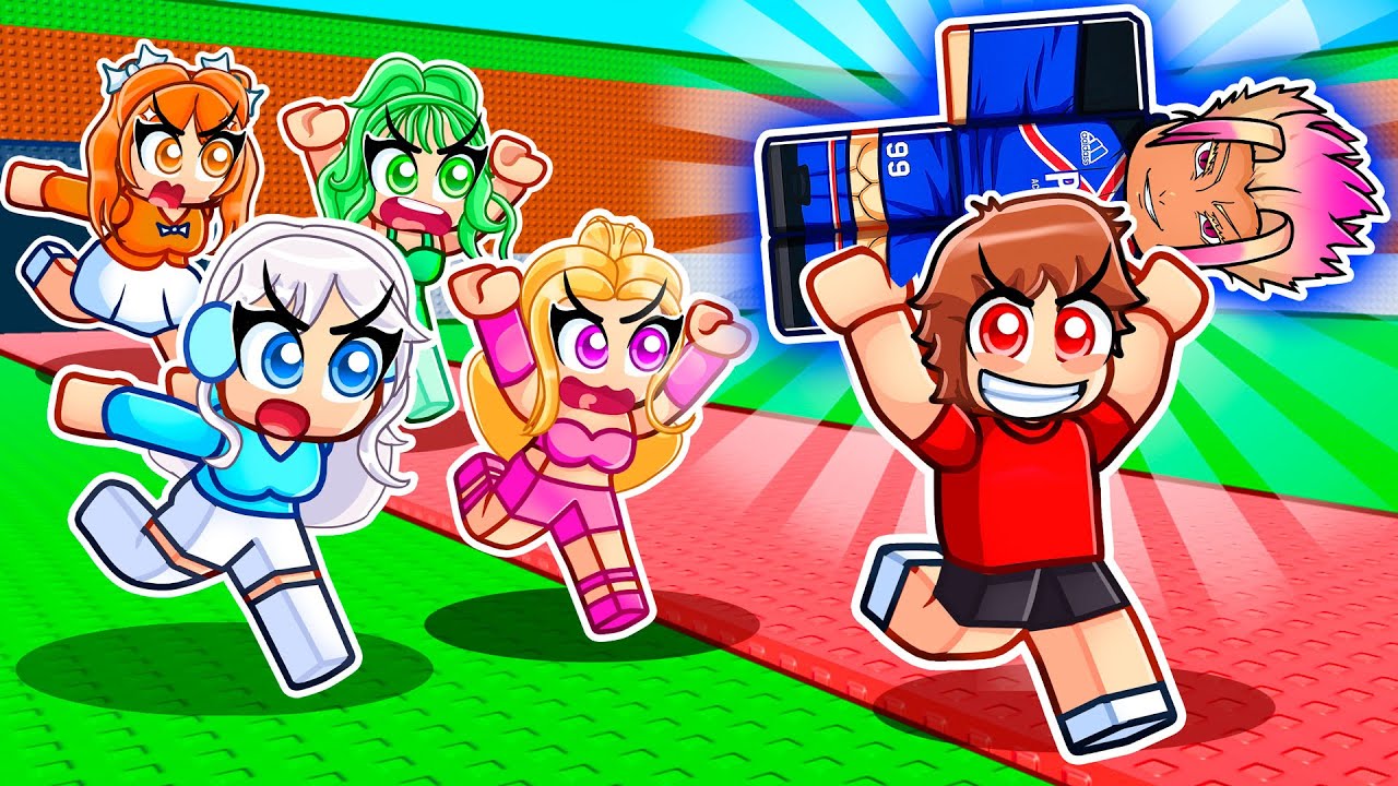 Techy играет в Steal a Striker в Roblox с моими безумными фанатками...