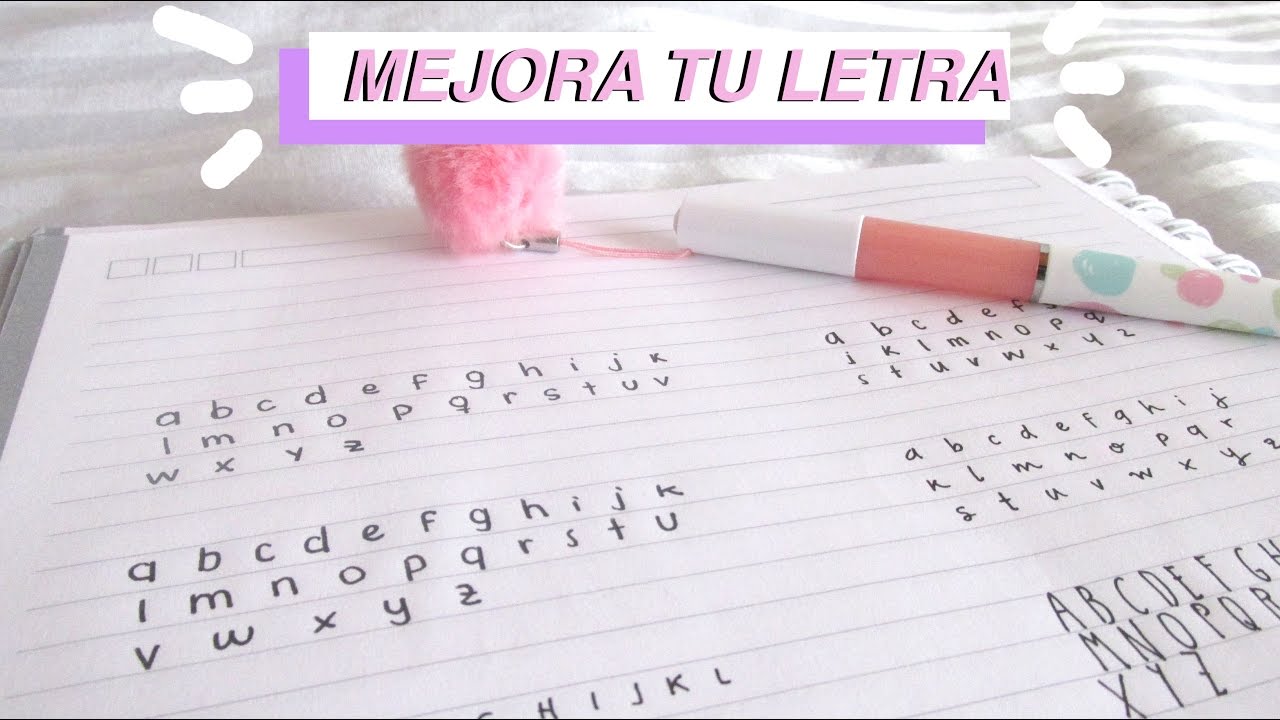 MEJORA TU LETRA | Tips, ejercicios y letras | sofiapricot