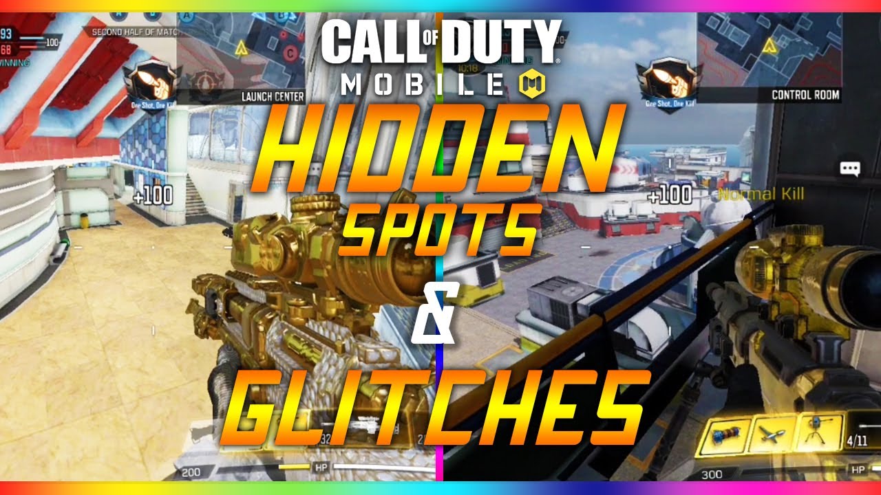 *BEST* HIDDEN SPOTS & GLITCHES in TAKEOFF || Call Of Duty: Mobile
