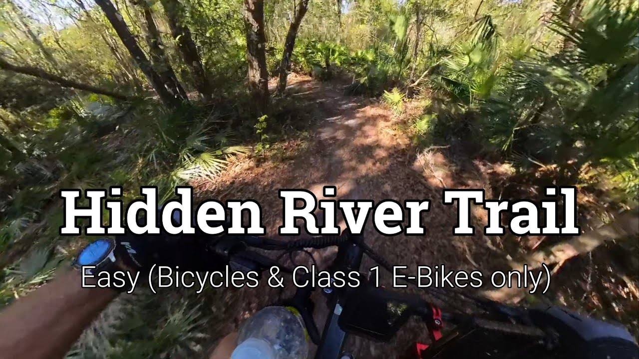 Alafia River State Park E-Biking (1/3) - Hidden River Bike Trail (Easy)