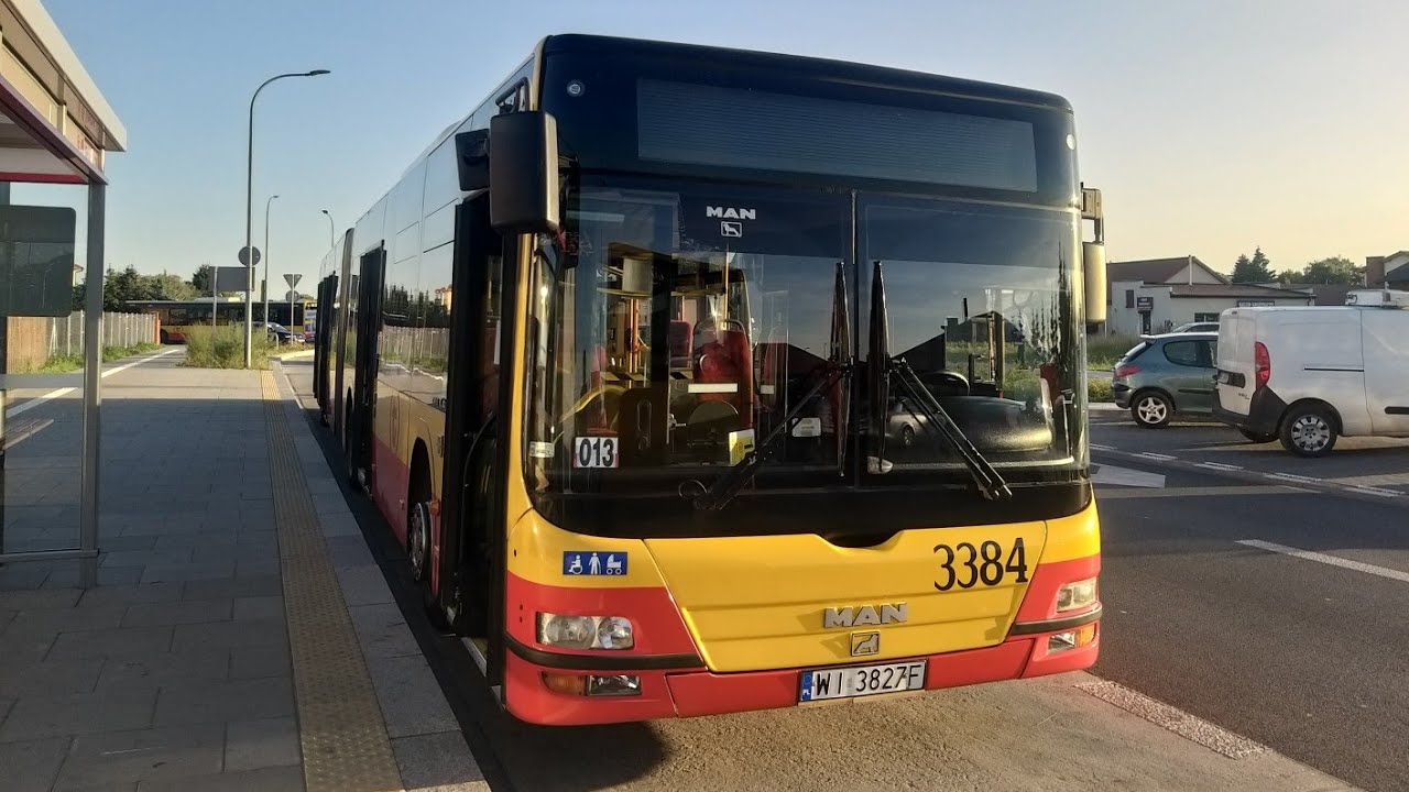 ↯MAN NG313 Lion's City MZA Warszawa #3384 (linia 160)↯