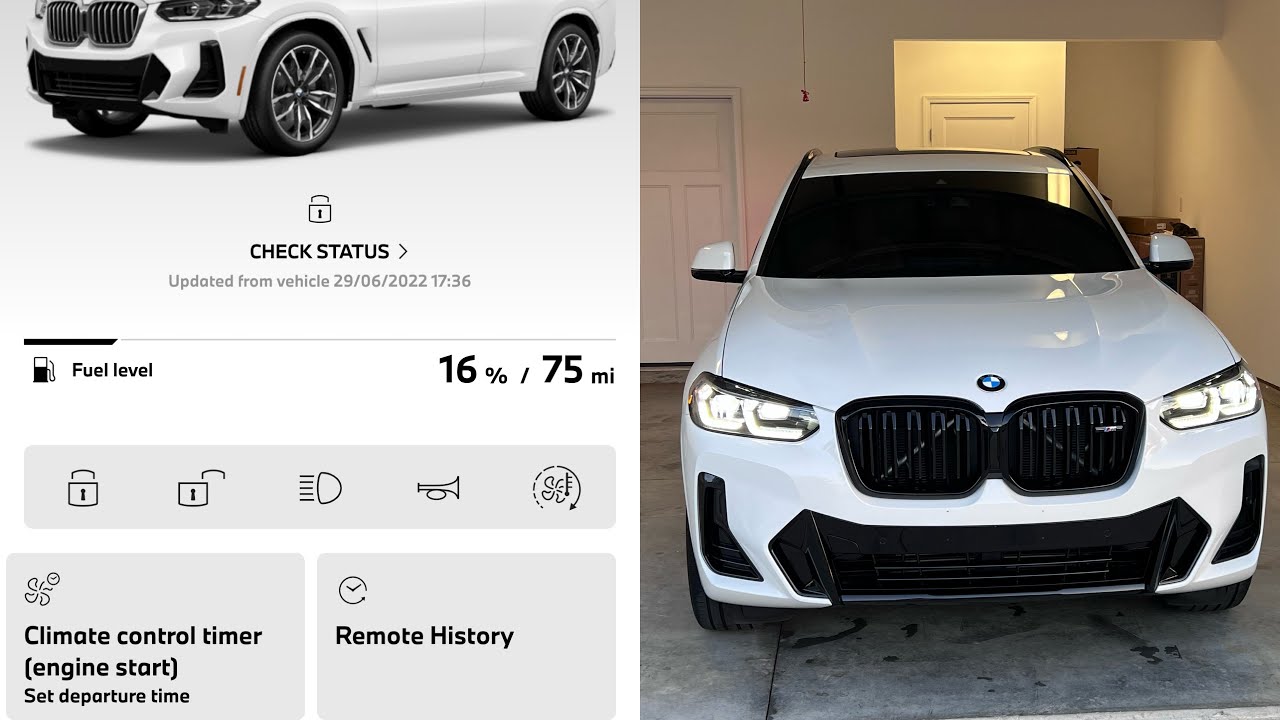 G01 BMW X3 LCI Remote Start Activation