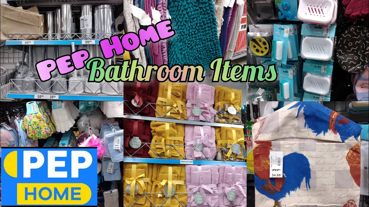 Pep Home || Bathroom Decor || Bathroom Items Under R50 || South African YouTuber