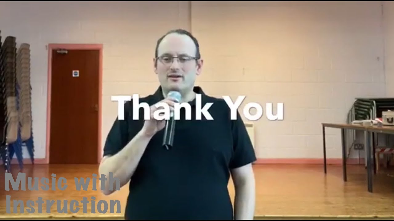 BEGINNER LINE DANCE LESSON 64 - Thank You - Part 2 - Music with verbal instruction