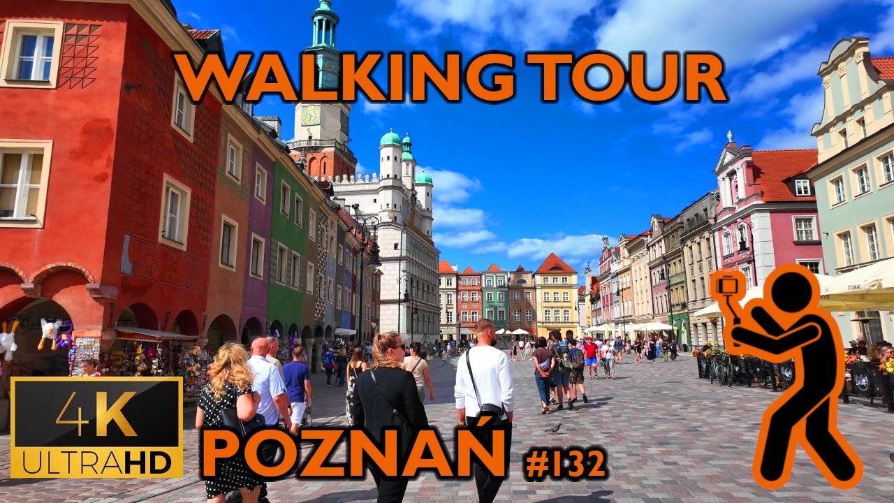 ⁴ᴷ⁶⁰ 🇵🇱 Poznan/Poland | Saturday Downtown Walk | #132 (July 2024) [4K]