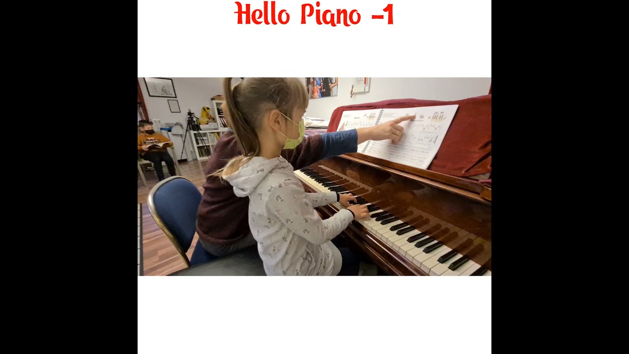 Hello Piano-1 . First pieces for very beginners .Первые пьесы для начинающих пианистов