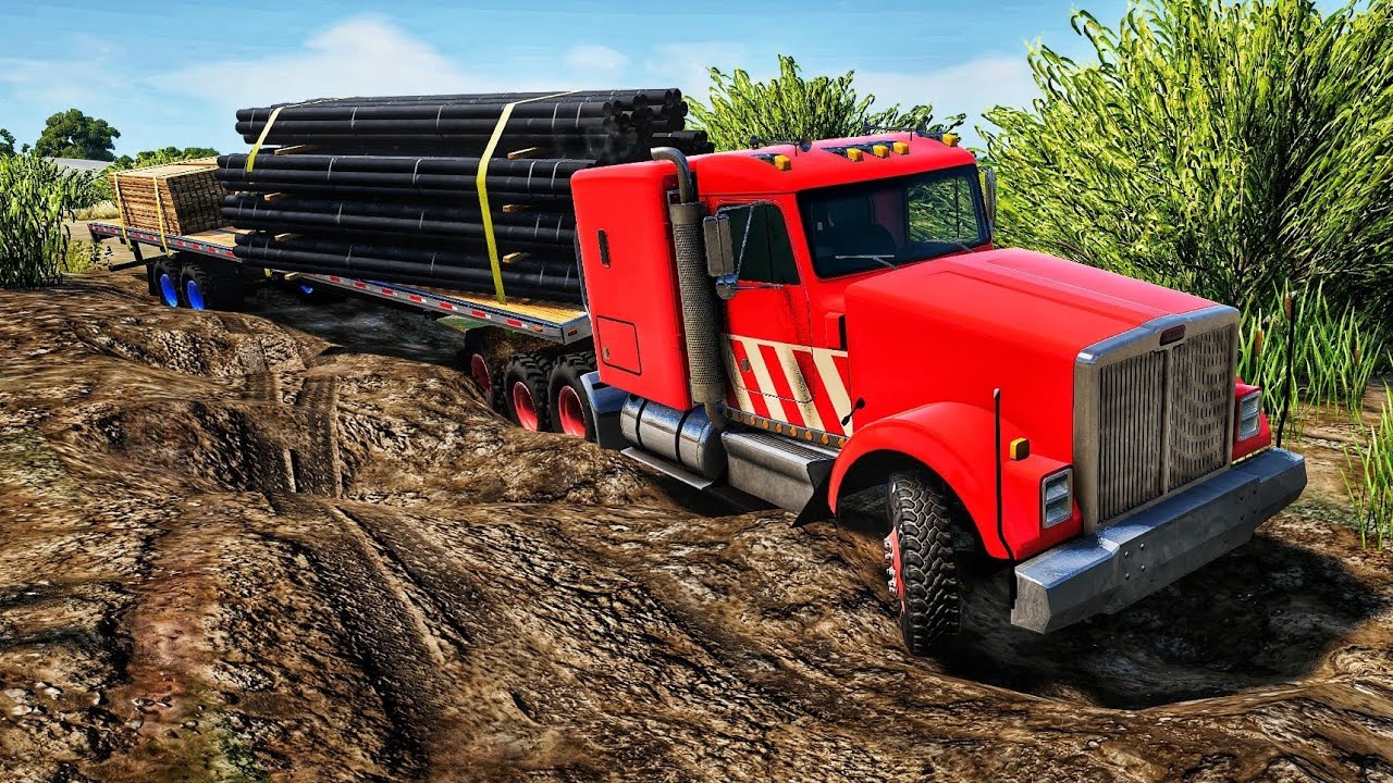 Trucks vs Potholes #1 | BeamNG.drive