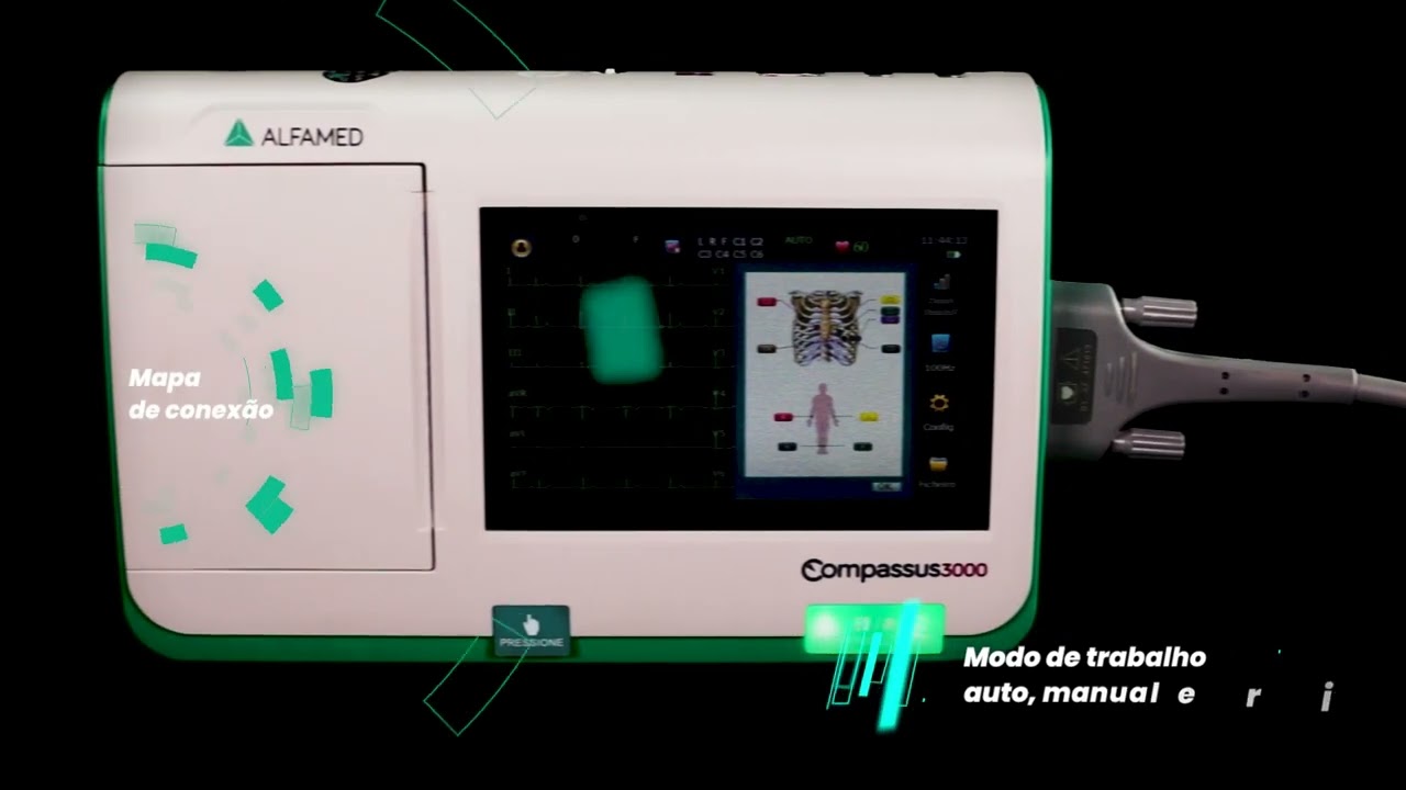 Eletrocardiógrafo - Compassus 3000