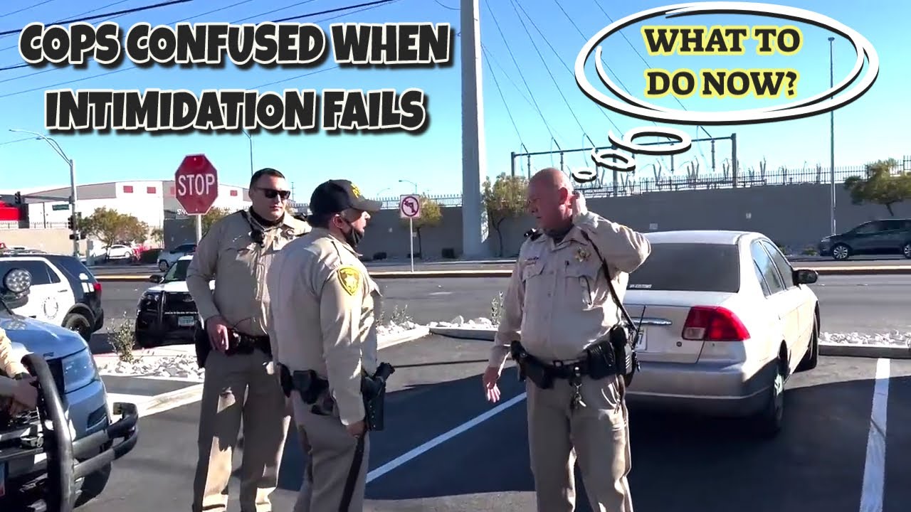 Cops Intimidation Fails When They Get Shut Down