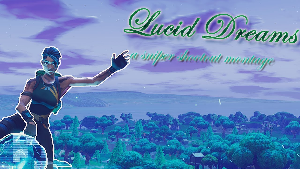 Lucid Dreams | A Sniper Shoot Out Montage |  UnderNite Fortnite clan