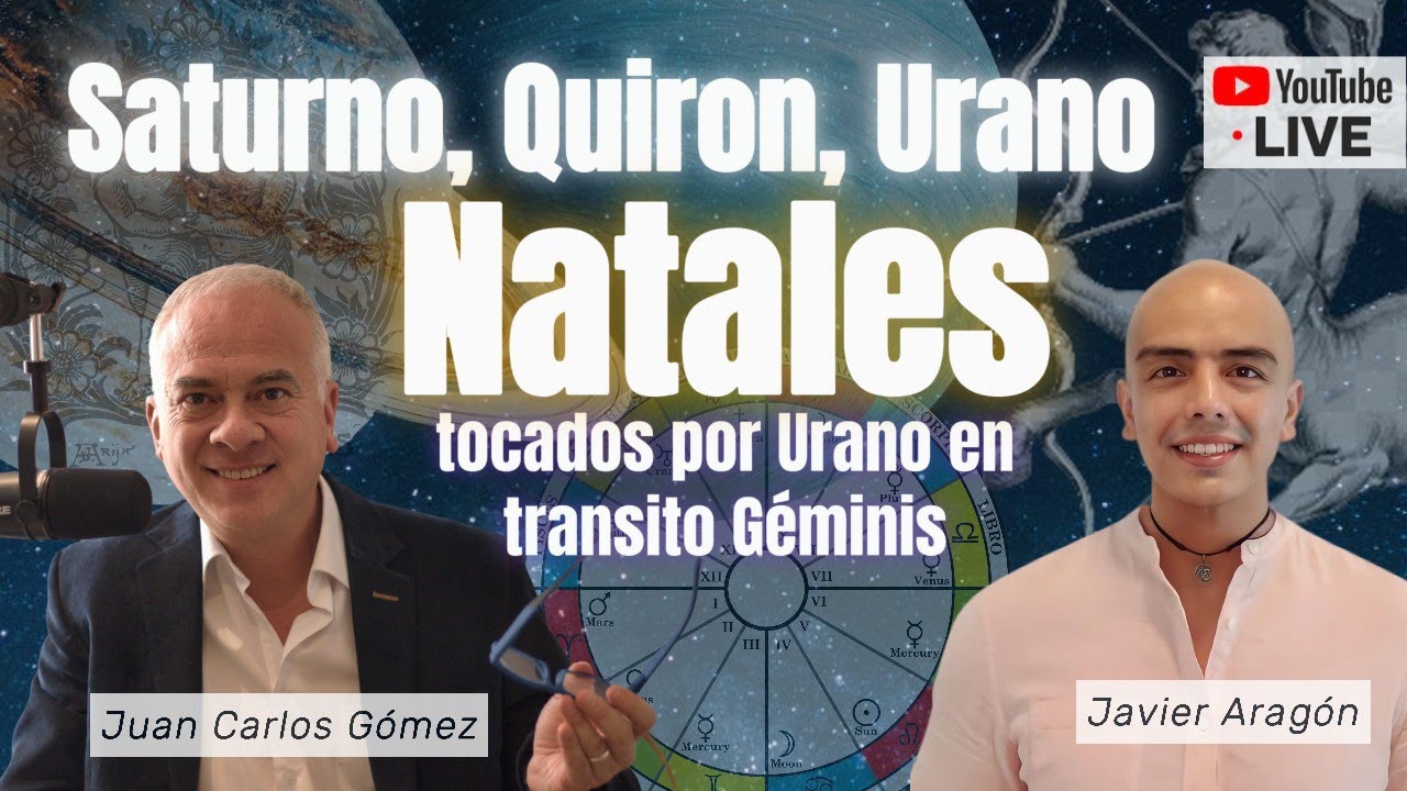 Saturno, Quirón y Urano Natales tocados por el tránsito de Urano en Géminis