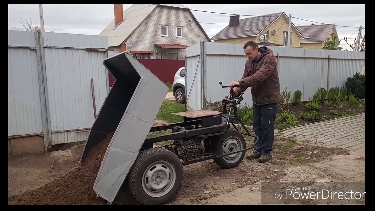 Мото тележка HD 720p