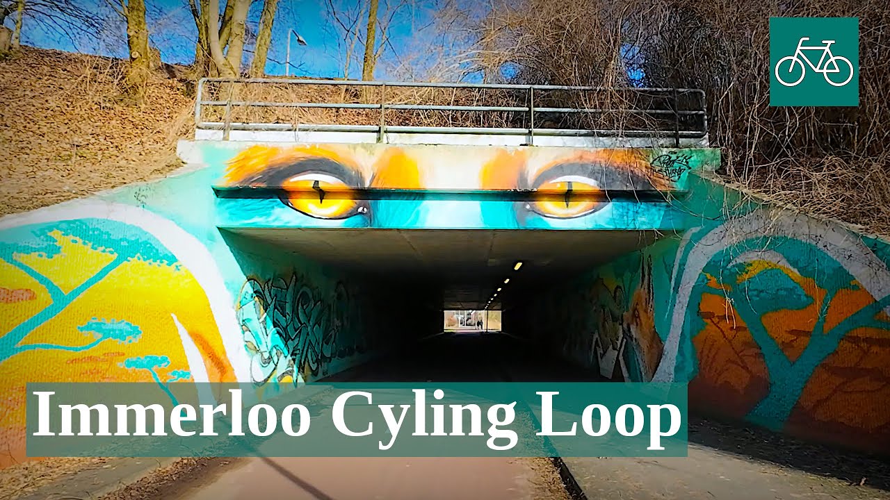 A Loop Around Immerloo Park Arnhem | Scenic Virtual Bike Tour in 4K