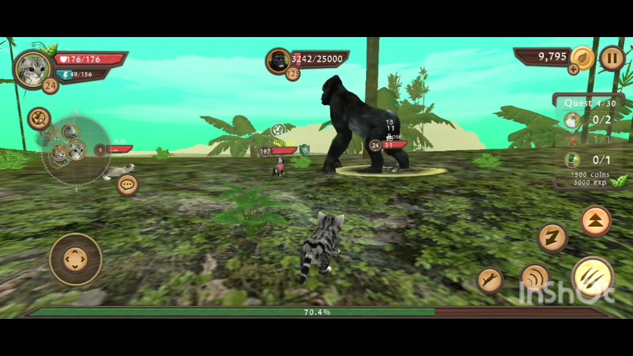 I defeated all bosses in cat sim part 2