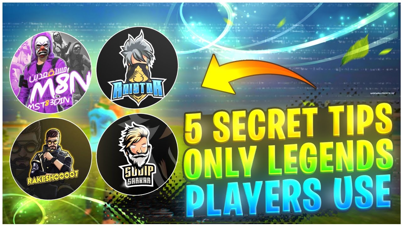 Top 5 Secret Tricks Free Fire || Using Raistar | Sudip Sarkar | Rakesh | M8N | 24kGoldn - Mood ❤️