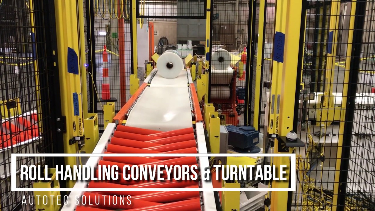 Roll Handling Conveyors & Turntable | Autotec Solutions