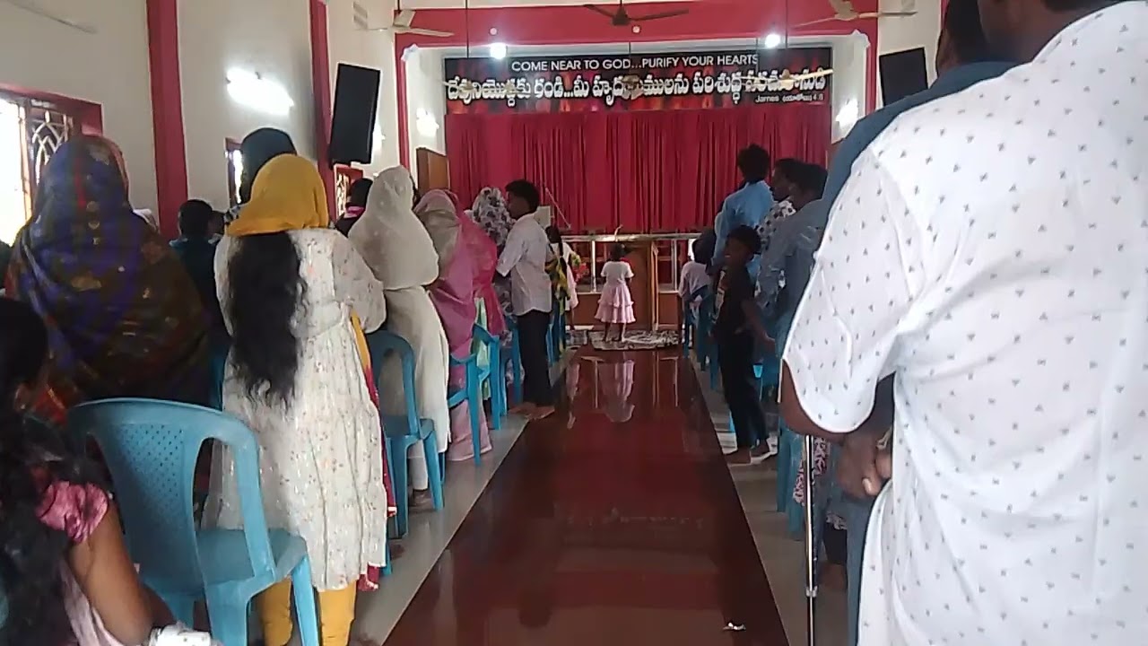 GDM church Sagamcheruvu sunday worship..