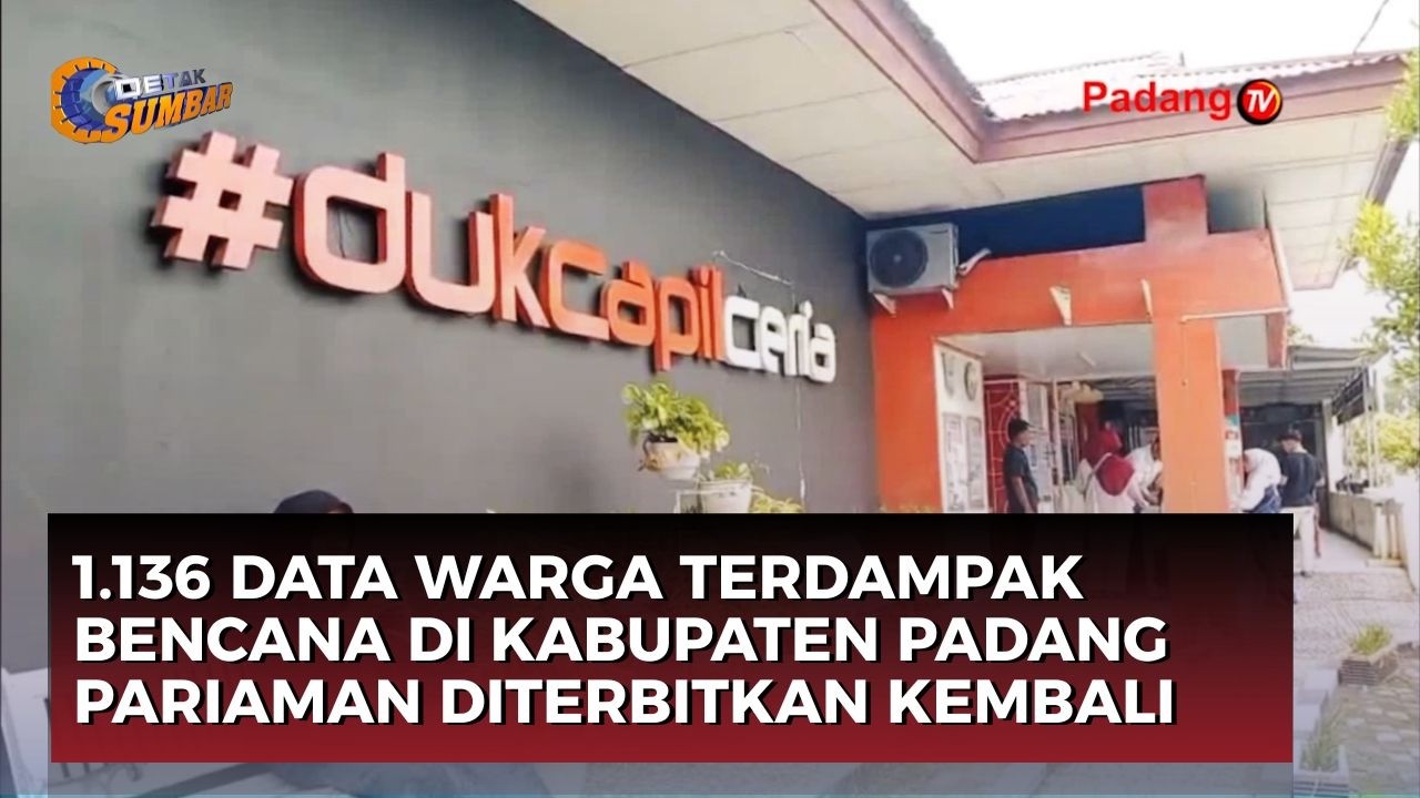 Dinas Kependudukan dan Pencatatan Sipil Kab. Padang Pariaman Pulihkan Dokumen Warga Korban Banjir