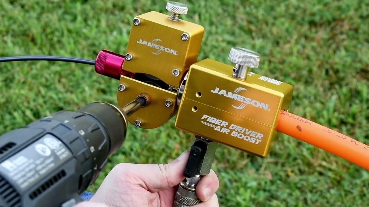 Fiber Drop Installation Made Easy | FTTH Air-Assisted Fiber Driver Demo
