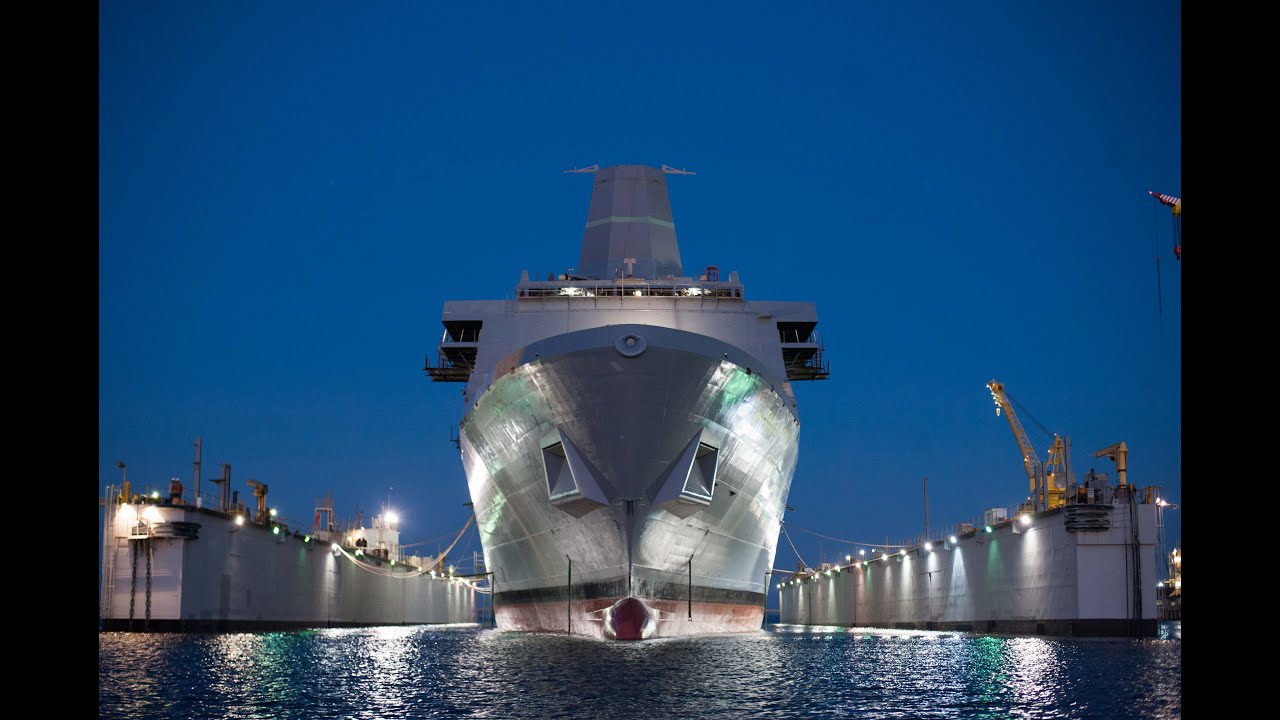 Future USS Portland (LPD 27) Launched