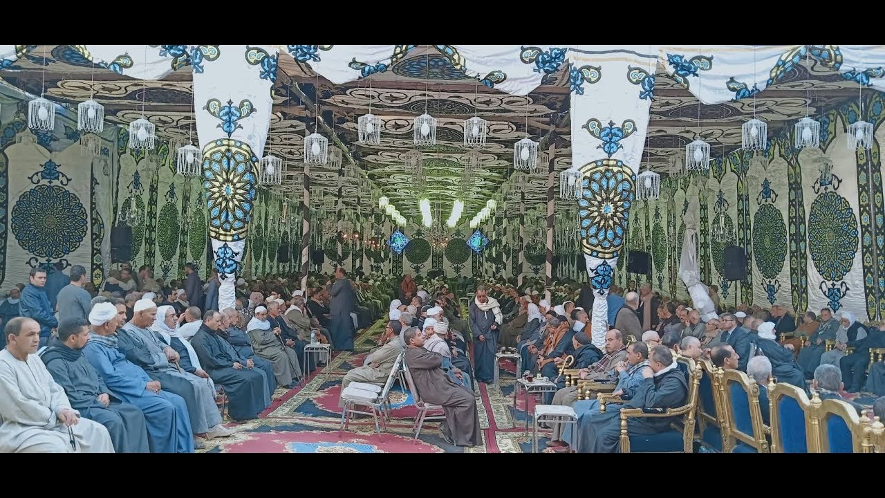 الشيخ طه النعمانى =العصر عالمى - عزاء والدة النائب نبيل شاهين - صنصفط -منوف-منوفيه 25-1-2019