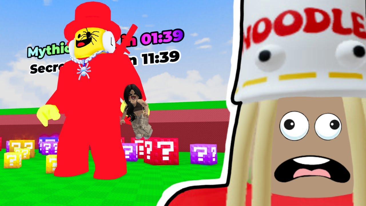 Playing Break a Lucky Block With My FRIEND! (Roblox)