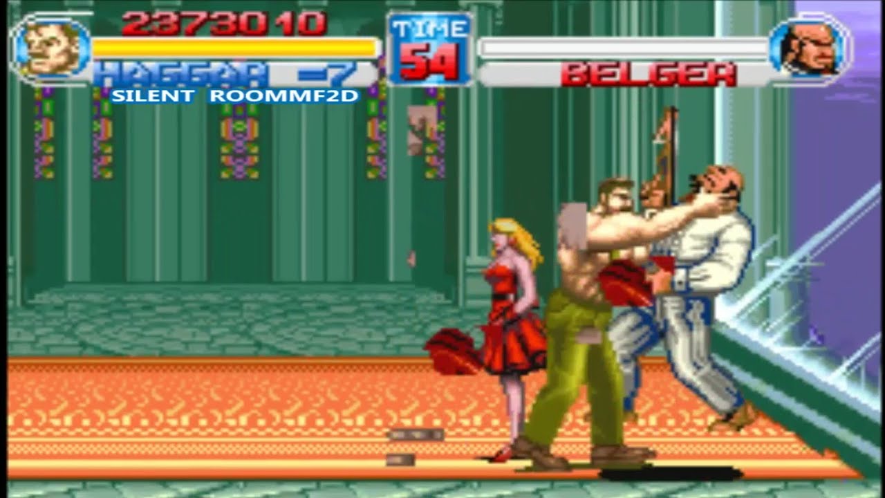 Haggar VS Belger _ Final Fight One _ GBA