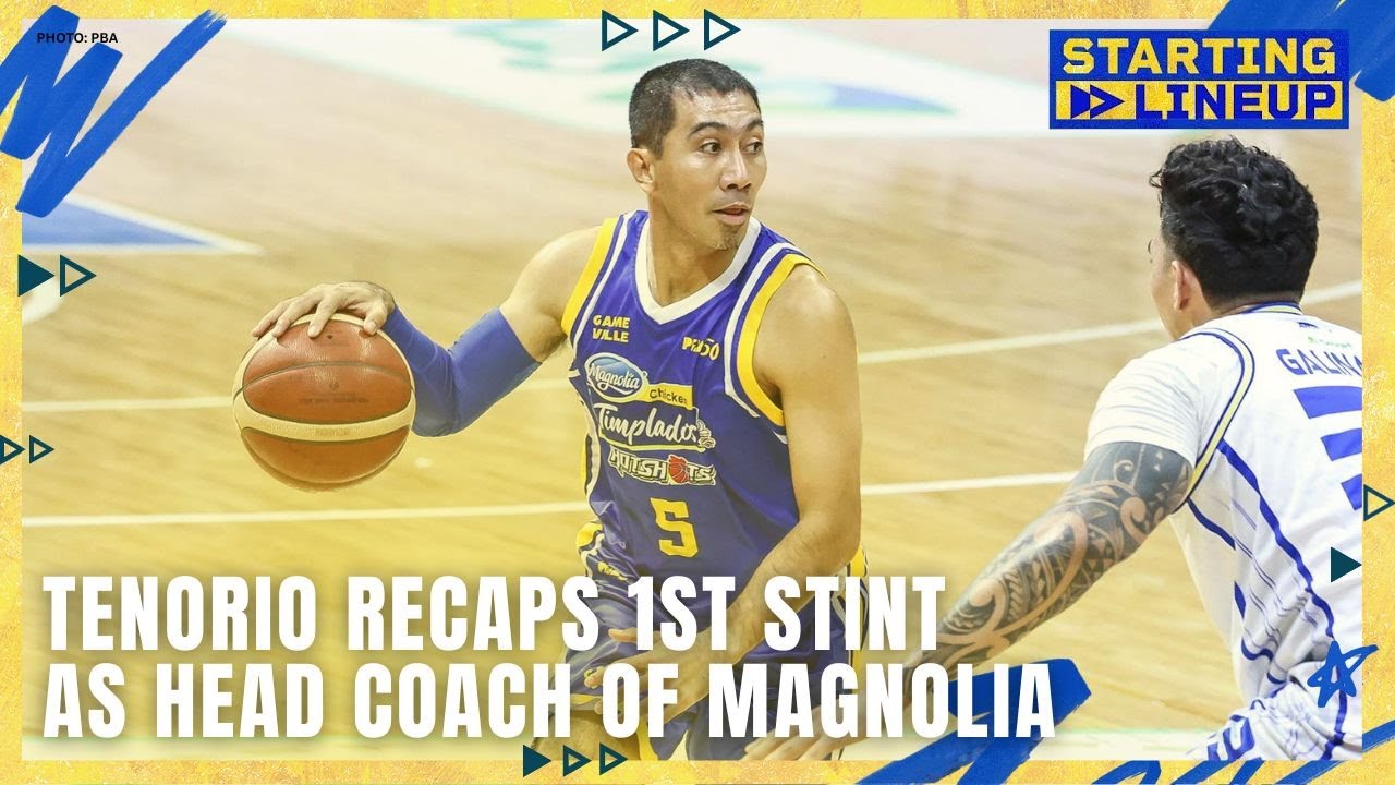 LA Tenorio recaps his first stint as head coach of Magnolia | STARTING LINEUP | HIGHLIGHTS