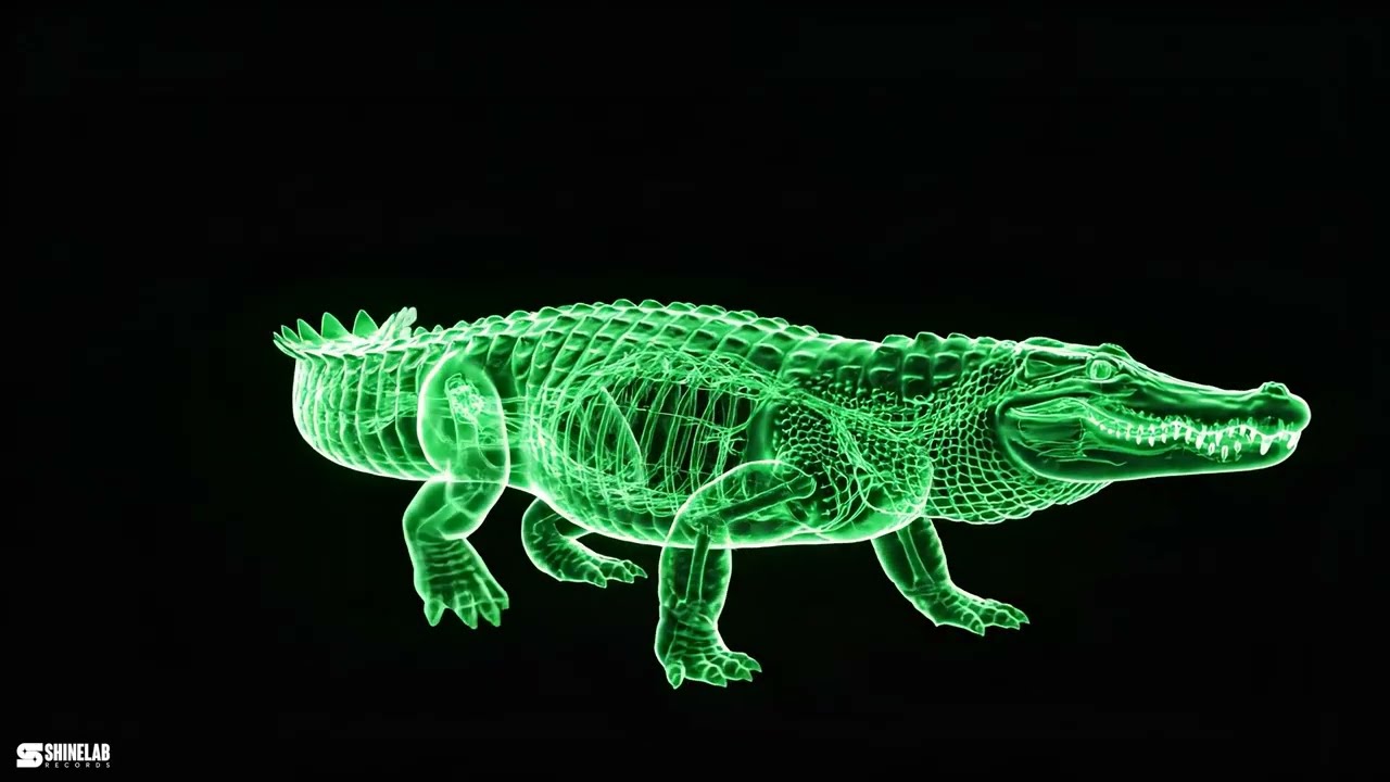 🐟 Floating Animal Made of Light