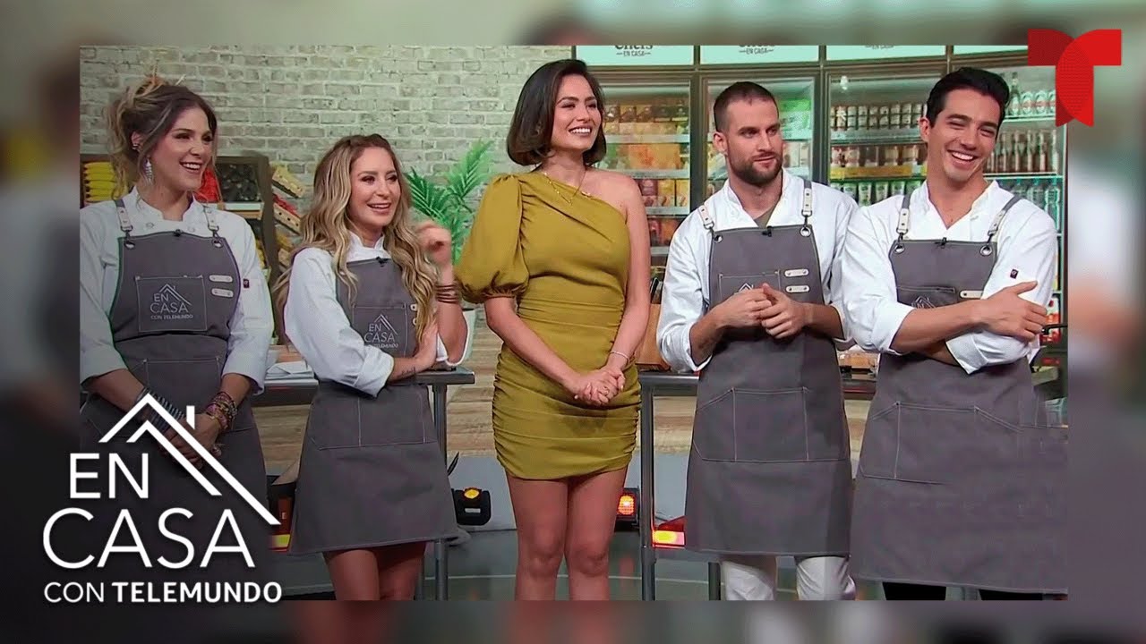 Los Chefs en Casa encienden los fogones con su primer reto de la competencia | En Casa Con Telemundo