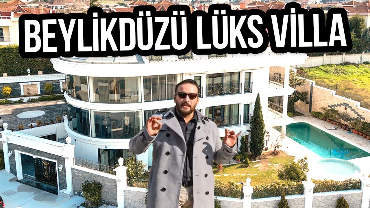 Beylikdüzü'nde Bahçesinde Sauna Olan Lüks Villa