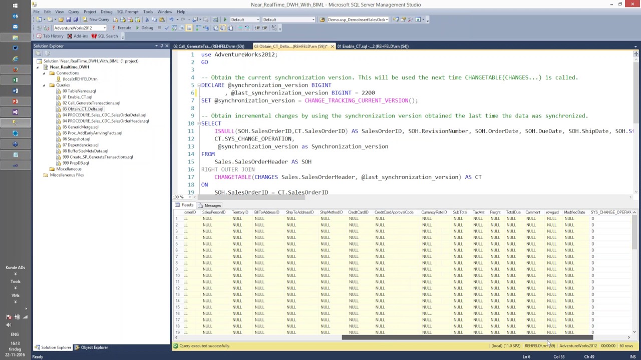 Rasmus Reinholdt: Building a meta driven near realtime ETL solution with BIML and SSIS